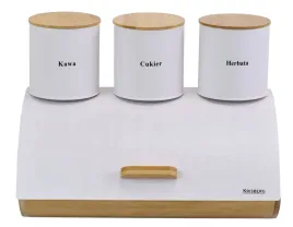 komplet-chlebak-i-3-pojemniki-stalowe-bialy-cosmic