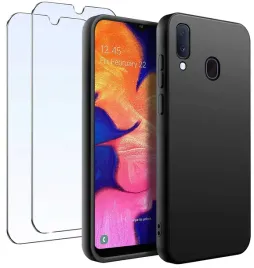 zestaw-etui-do-samsung-galaxy-a40-case-gumowe-matowe-silikon-2x-szklo
