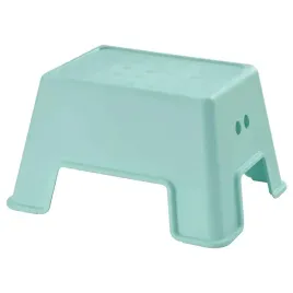 ikea-bolmen-stolek-schodek-stopien-jasnoturkusowy