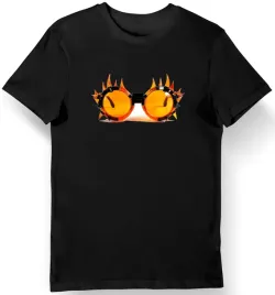 koszulka-meska-czarna-ognista-przezroczystosc-styl-anime-gurren-lagann-3xl