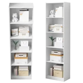 bialy-regal-stojacy-na-ksiazki-polki-wysoki-nowoczesny-slupek-loft-182cm
