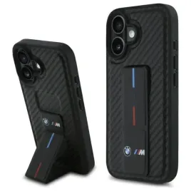 bmw-nakladka-do-iphone-16-61-bmhcp16sgspcck-hardcase-m-grip-stand-smooth