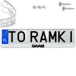 ramka-pod-tablice-rejestracyjne-saab-1-szt-biala-polysk-ramki-do-tablic-na
