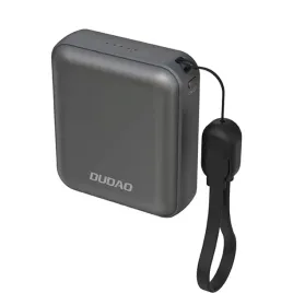 powerbank-dudao-k22-10000mah-22-5w-usb-c-z-zawieszka-kablem-szary