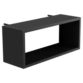 polka-scienna-zamknieta-czarna-do-salonu-pokoju-60x20x25-cm