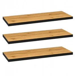 zestaw-2x-polka-scienna-60-cm-debowa-czarne-wykonczenie