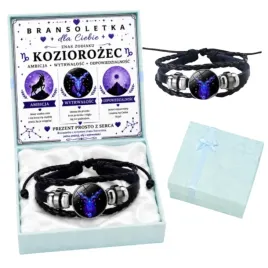 bransoletka-koziorozec-czarna-regulowana-z-kartka-zodiakalna-w-pudelku