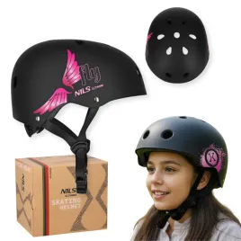 kask-rowerowy-nils-na-rower-hulajnoge-czarny-xs-48-52-dla-dzieci-rozowy