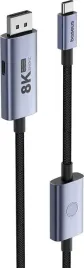 baseus-adapter-baseus-bs-oh176-usb-c-displayport-8k-60hz-1-5m-czarny