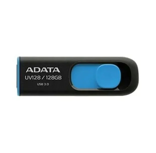 adata-uv128-pendrive-128gb-usb-3-2-gen1-czarny-niebieski-stan-nowy
