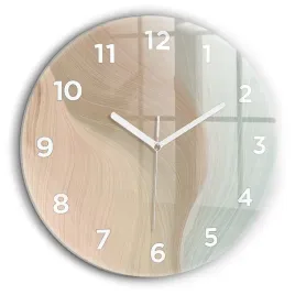 okragly-zegar-szklany-scienny-do-biura-z-nadrukiem-abstrakcja-fal-fi60-cm