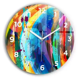 okragly-zegar-szklany-scienny-do-biura-ze-wzorem-abstrakcyjne-tlo-fi60-cm