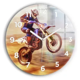 okragly-zegar-szklany-scienny-do-biura-ze-wzorem-motocross-enduro-fi60-cm