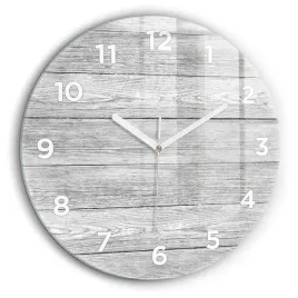 okragly-zegar-szklany-scienny-do-salonu-z-grafika-panele-drewniane-fi60-cm