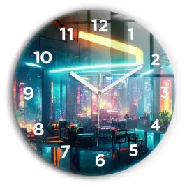 okragly-zegar-szklany-ozdobny-z-nadrukiem-miasto-w-stylu-cyberpunk-fi60-cm