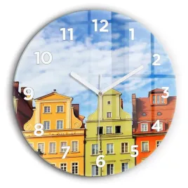 duzy-zegar-szklany-do-mieszkania-ze-wzorem-wroclaw-stare-miasto-fi60-cm