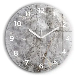 nowoczesny-okragly-foto-zegar-szklany-na-sciane-szary-granit-marmur-fi60-cm