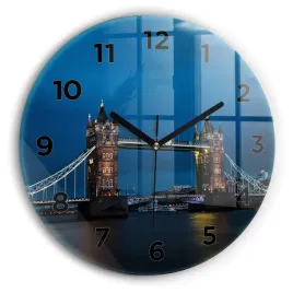 szklany-okragly-zegar-scienny-z-nadrukiem-tower-bridge-londyn-noca-fi30-cm