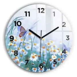 designerski-okragly-zegar-szklany-do-wnetrz-z-grafika-motyl-na-lace-fi30-cm