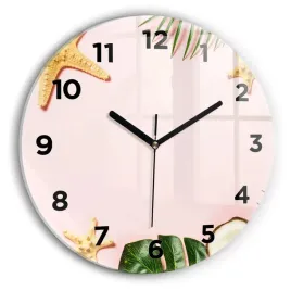 designerski-okragly-zegar-szklany-do-wnetrz-z-grafika-letni-nastroj-fi30-cm