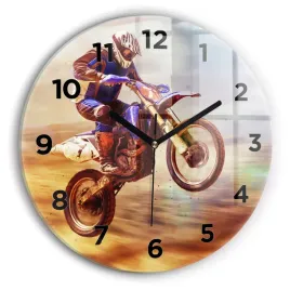 dekoracyjny-okragly-foto-zegar-szklany-na-sciane-motocross-enduro-fi30-cm