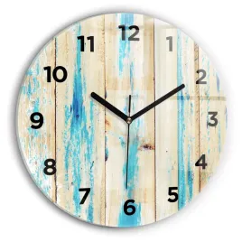 foto-zegar-szklany-scienny-do-nowoczesnych-wnetrz-porysowane-drewno-fi30-cm