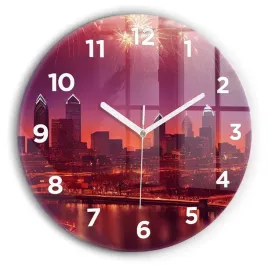 nowoczesny-foto-zegar-szklany-na-sciane-miasto-noca-w-philadelphia-fi30-cm