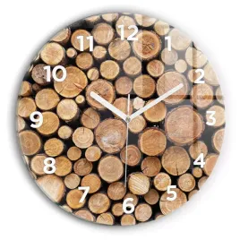 okragly-zegar-szklany-designerski-ze-stylowym-nadrukiem-sloje-drzew-fi30-cm