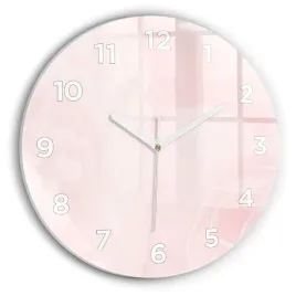 dekoracyjny-okragly-zegar-szklany-na-sciane-ze-wzorem-kwitnace-roze-fi30-cm