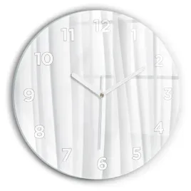okragly-zegar-szklany-do-kuchni-ze-stylowym-nadrukiem-fale-tekstura-fi30-cm
