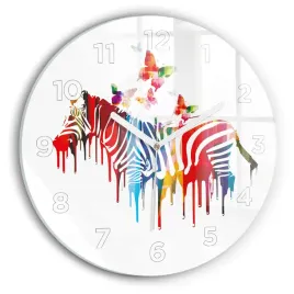 zegar-szklany-scienny-do-biura-ze-stylowym-nadrukiem-kolorowa-zebra-fi30-cm