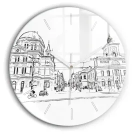 okragly-zegar-szklany-na-sciane-ze-wzorem-ilustracja-miasta-poznan-fi60-cm