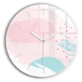 designerski-zegar-szklany-do-wnetrz-z-grafika-pastelowa-abstrakcja-fi60-cm