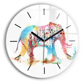 okragly-zegar-szklany-do-kuchni-na-sciane-z-grafika-kultura-indii-fi60-cm