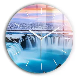 dekoracyjny-foto-zegar-szklany-na-sciane-wodospad-godafoss-islandia-fi60-cm