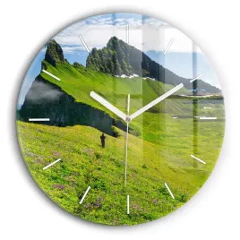 personalizowany-foto-zegar-szklany-rezerwat-hornstrandir-islandia-fi60-cm