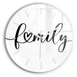 nowoczesny-okragly-zegar-szklany-z-nadrukiem-napis-family-i-serce-fi60-cm