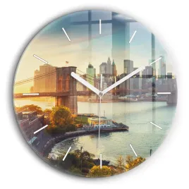 zegar-szklany-designerski-ze-stylowym-nadrukiem-nowy-jork-manhattan-fi60-cm