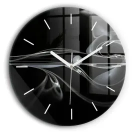 foto-zegar-szklany-scienny-do-nowoczesnych-wnetrz-dym-abstrakcyjny-fi60-cm