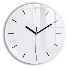 minimalistyczny-zegar-szklany-scienny-ze-stylowym-nadrukiem-bialy-fi30-cm