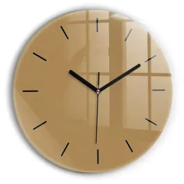 minimalistyczny-zegar-szklany-scienny-ze-stylowym-nadrukiem-bezowy-fi30-cm