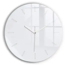 okragly-zegar-szklany-scienny-do-biura-ze-stylowym-nadrukiem-bialy-fi30-cm
