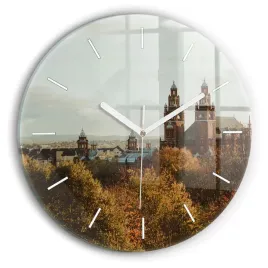 minimalistyczny-foto-zegar-szklany-scienny-galeria-sztuki-w-glasgow-fi30-cm