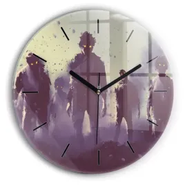 duzy-okragly-zegar-szklany-do-mieszkania-zombie-w-nocy-halloween-fi30-cm