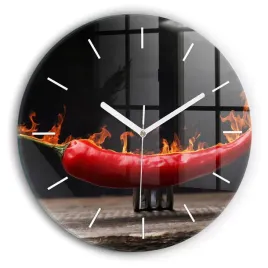 nowoczesny-okragly-foto-zegar-szklany-na-sciane-papryczka-pepperoni-fi30-cm