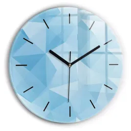 dekoracyjny-zegar-szklany-na-sciane-ze-wzorem-trojkaty-abstrakcja-fi30-cm