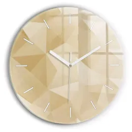 zegar-szklany-designerski-ze-stylowym-nadrukiem-trojkaty-abstrakcja-fi30-cm