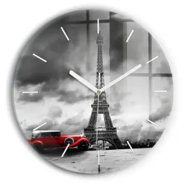 okragly-zegar-szklany-scienny-do-salonu-z-grafika-effel-tower-paryz-fi30-cm