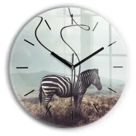 dekoracyjny-okragly-foto-zegar-szklany-na-sciane-zebra-abstrakcja-fi30-cm