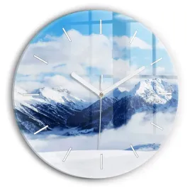designerski-okragly-zegar-szklany-do-wnetrz-z-grafika-panorama-gor-fi30-cm